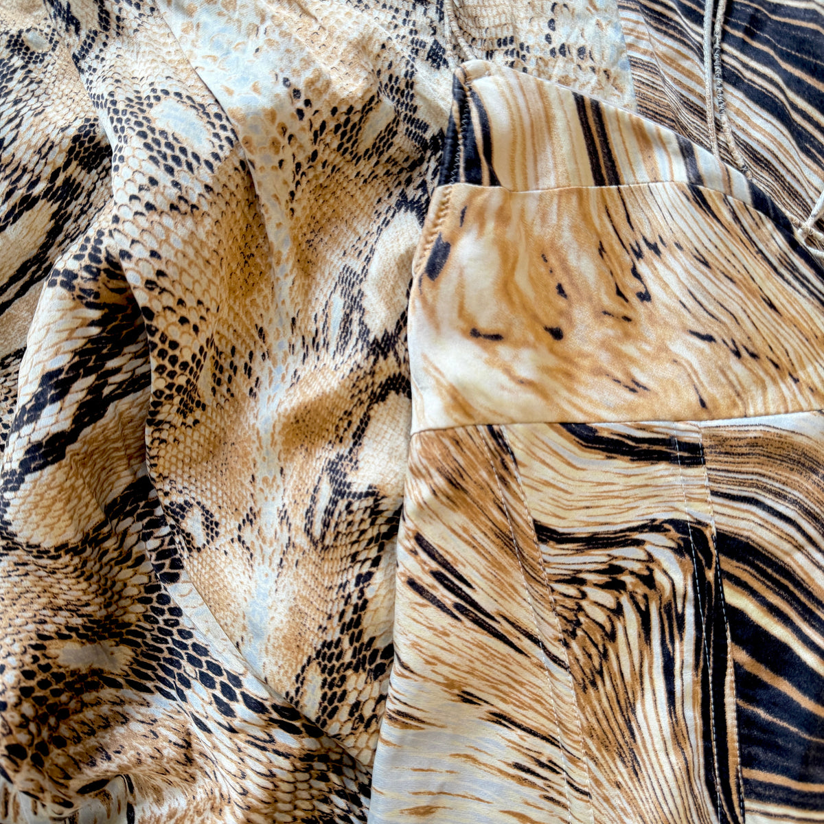 Pythin Print Dress Roberto Cavalli SS 2007